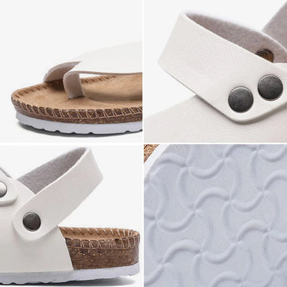 Men's Gladiator Leather Slip-On Sandals