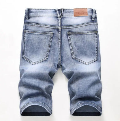 Men's Ripped Distressed Denim Shorts