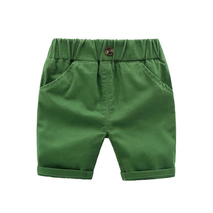 Boys' Cotton Elastic Waist Shorts