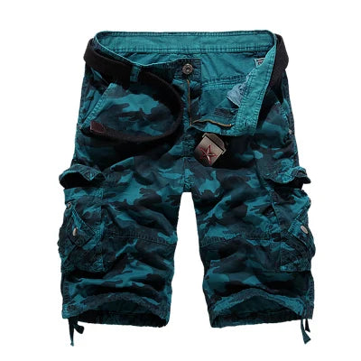 Youth Boys Military Camo Cargo Shorts