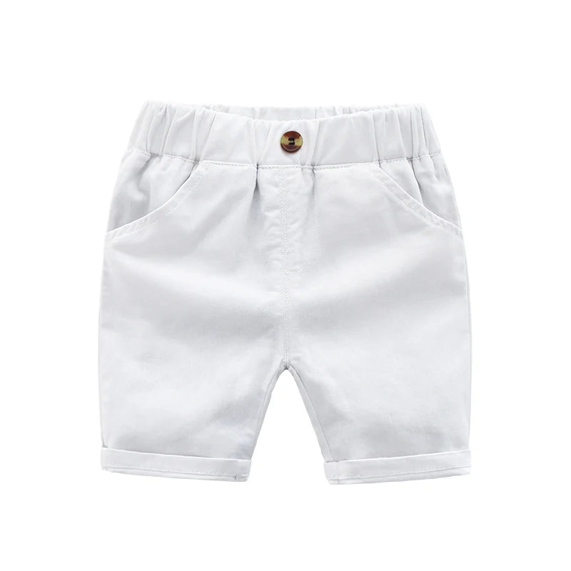 Boys' Cotton Elastic Waist Shorts