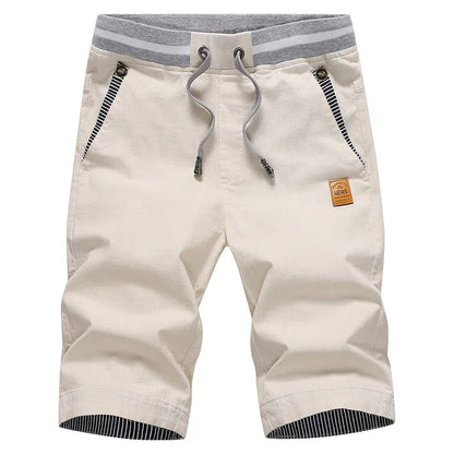 Men's Linen Cotton Casual Shorts