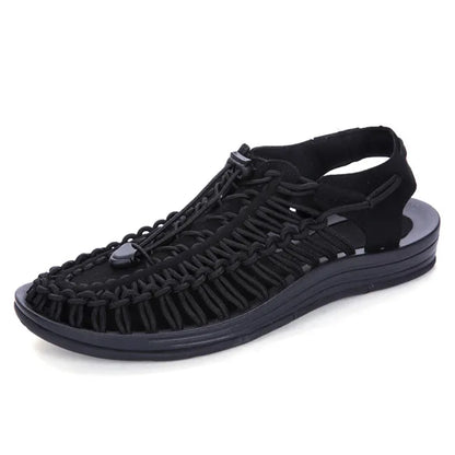 Cross-Tied Lace-Up Sandals for Youth Boys