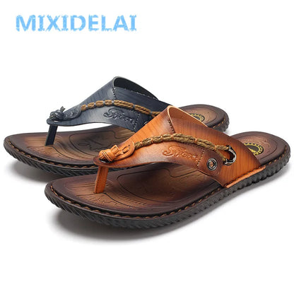 Men's Microfiber Platform Sandals