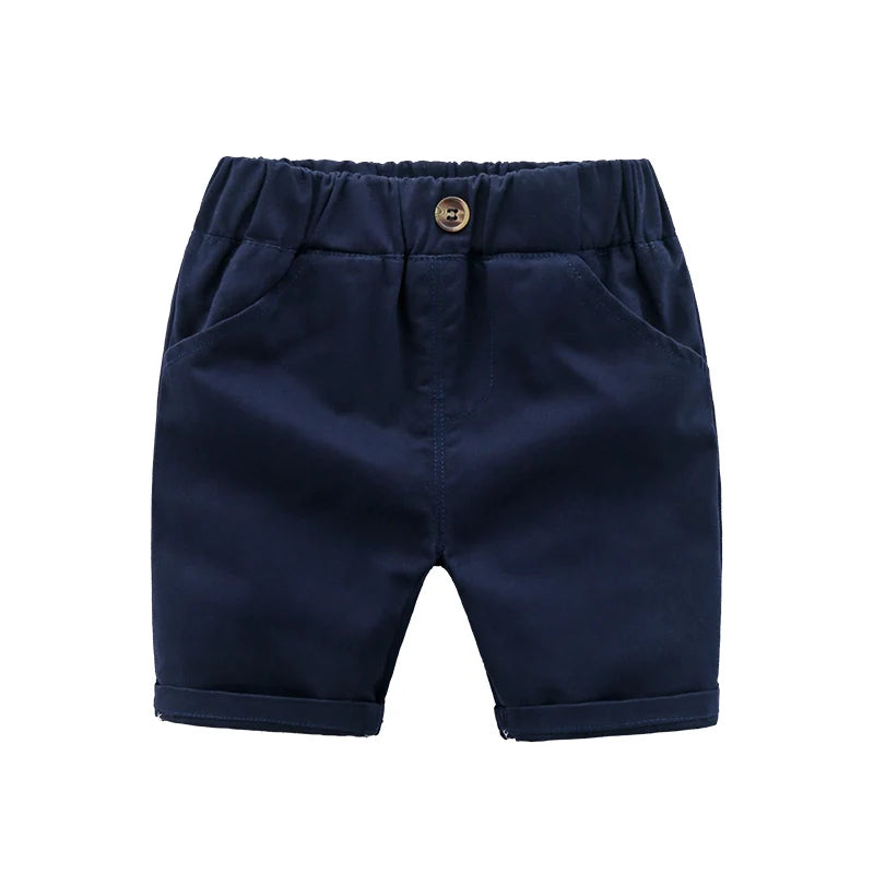 Boys' Cotton Elastic Waist Shorts