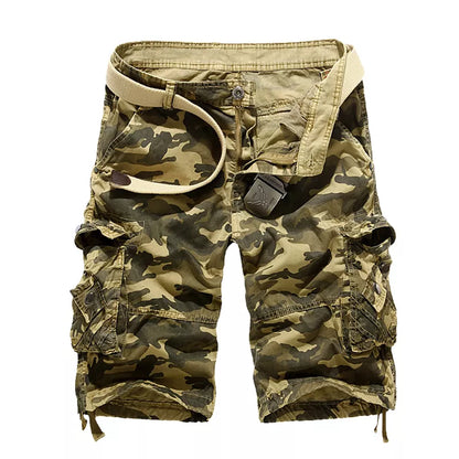 Youth Boys Military Camo Cargo Shorts
