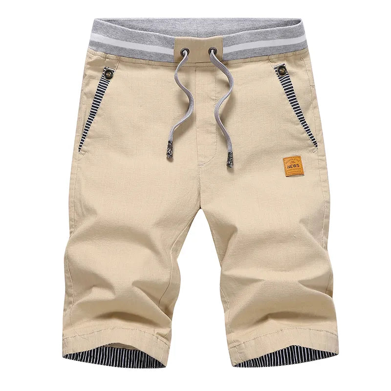 Men's Linen Cotton Casual Shorts