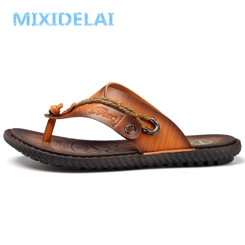 Men's Microfiber Platform Sandals