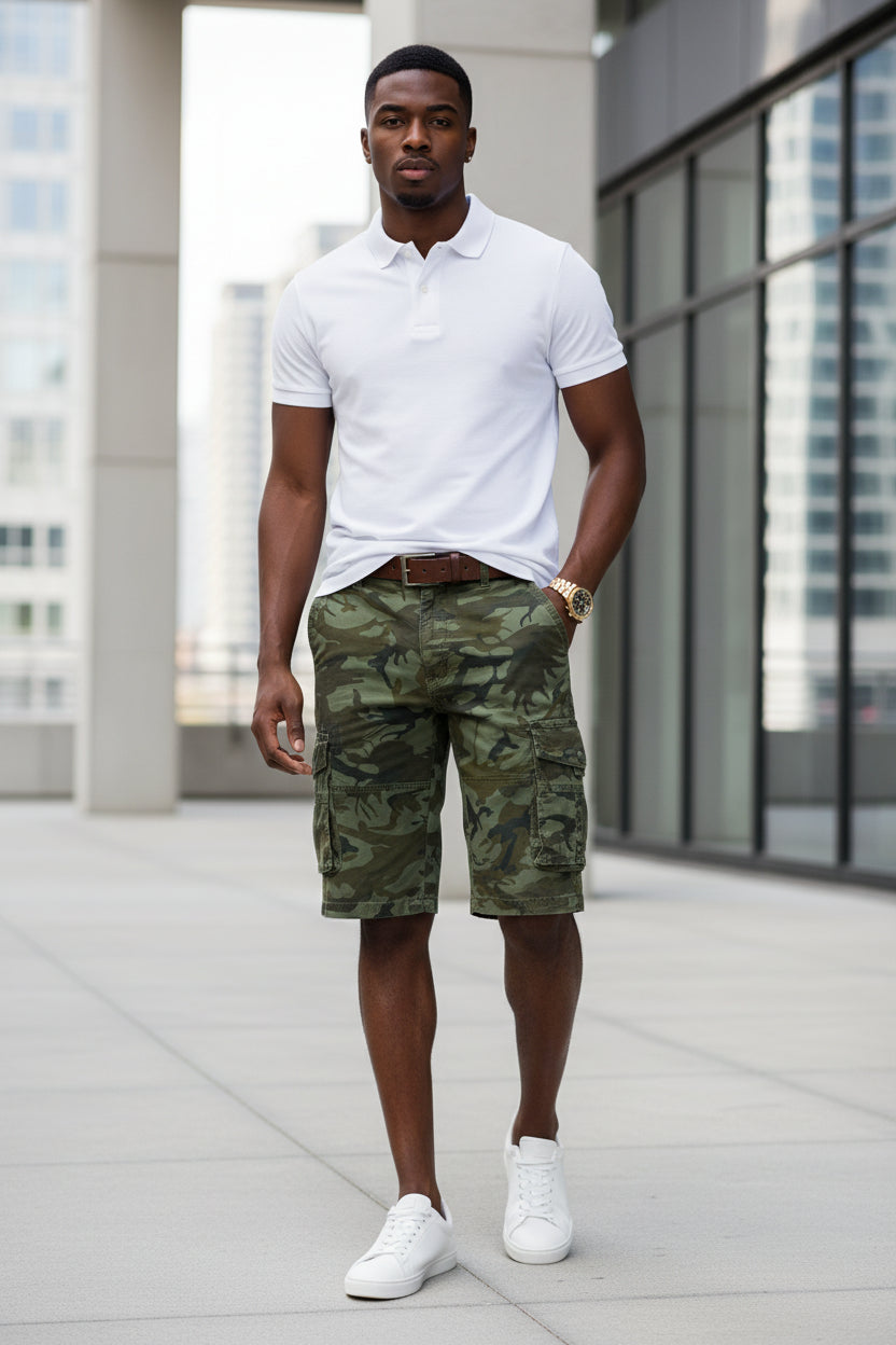 Youth Boys' Camo Cargo Shorts