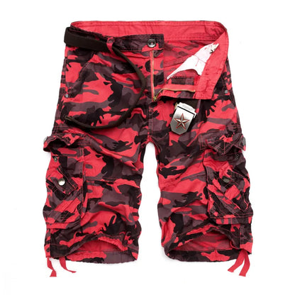Youth Boys Military Camo Cargo Shorts