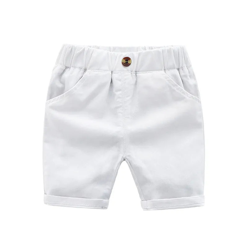 Boys' Cotton Elastic Waist Shorts