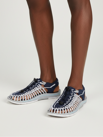 Cross-Tied Lace-Up Sandals for Youth Boys