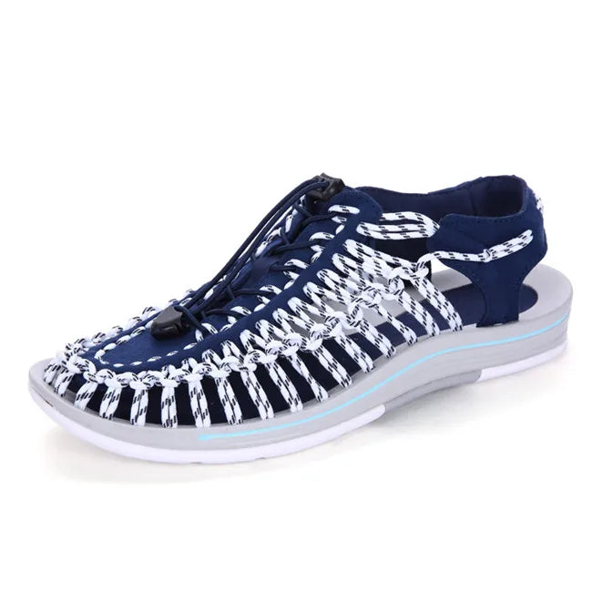 Cross-Tied Lace-Up Sandals for Youth Boys