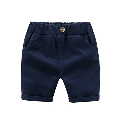 Boys' Cotton Elastic Waist Shorts