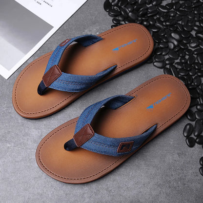 Men's Handmade Cotton Flip Flop Sandals