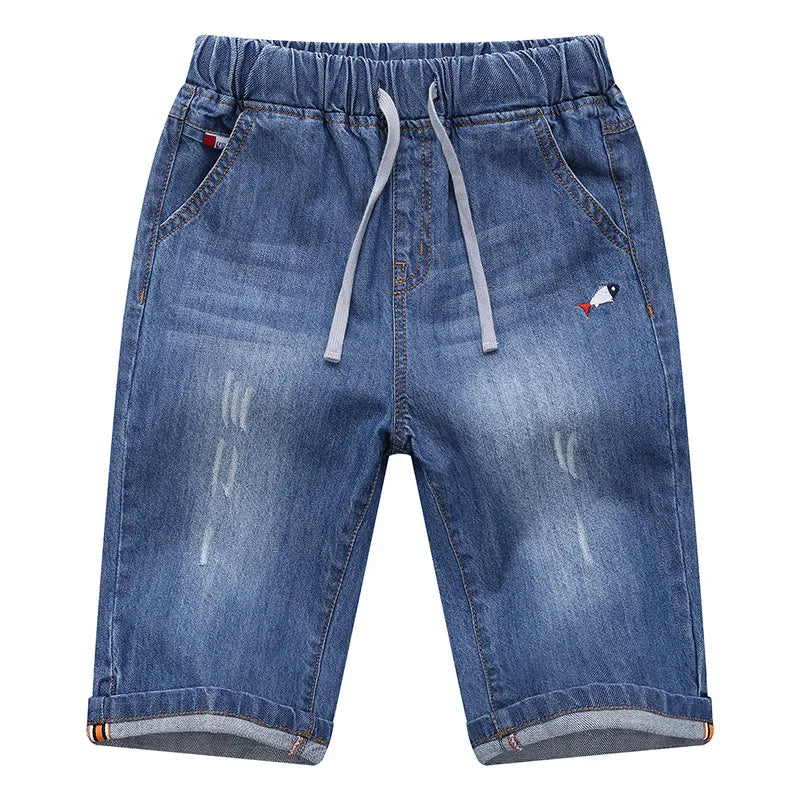 Boys Plaid Drawstring Shorts for Youth Boys