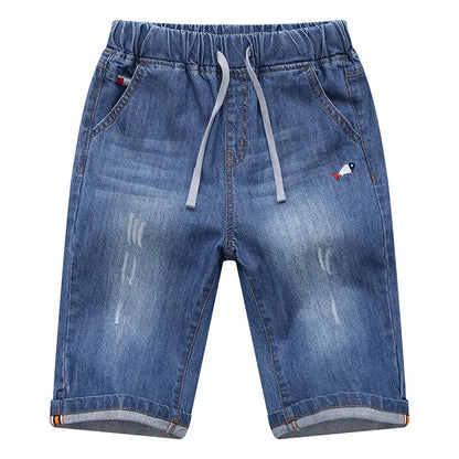 Boys Plaid Drawstring Shorts for Youth Boys