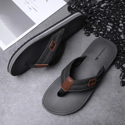 Men's Handmade Cotton Flip Flop Sandals