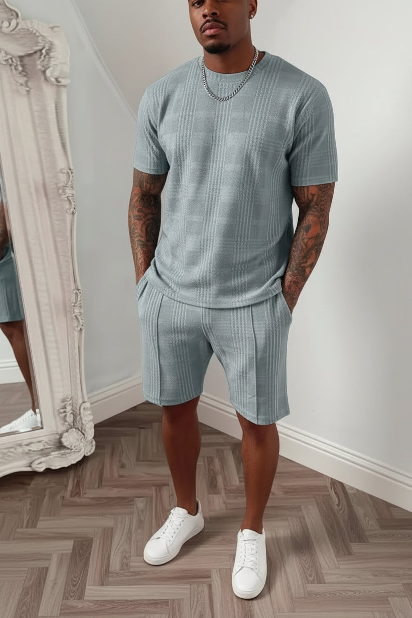 Men's 2-Piece Matching Short Set