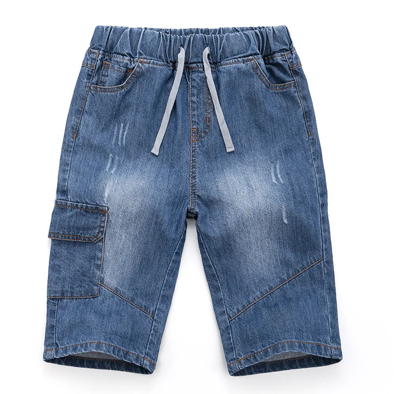 Boys Plaid Drawstring Shorts for Youth Boys