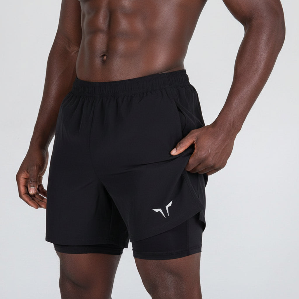 Men's 100% Polyester Quick-Dry Sport Shorts