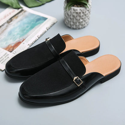 Men's Suede Genuine Leather Retro Dress Sandals
