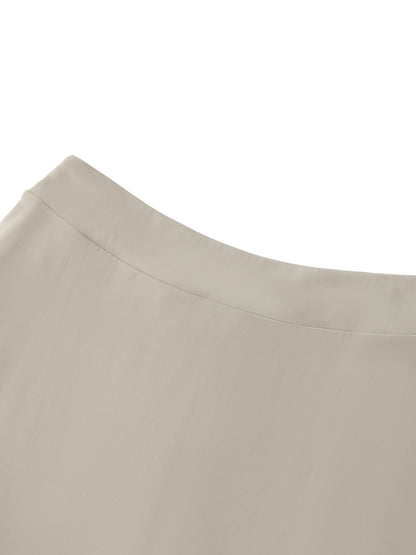 "Sovereign Path" High-Waist A-Line Skirt