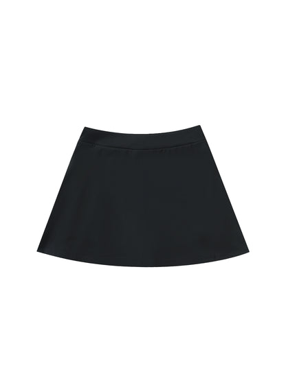 "Sovereign Path" High-Waist A-Line Skirt