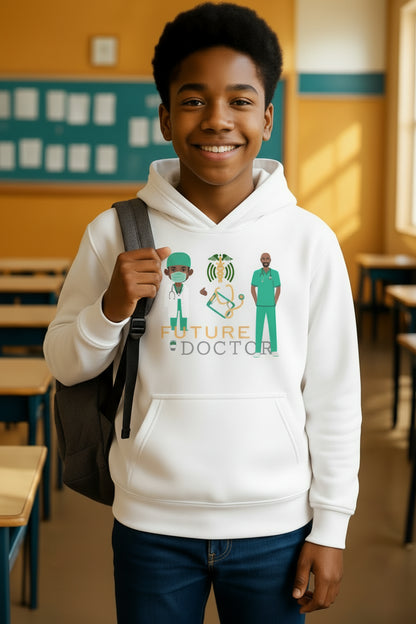 Future Doctor Youth  Hoodie for Boys