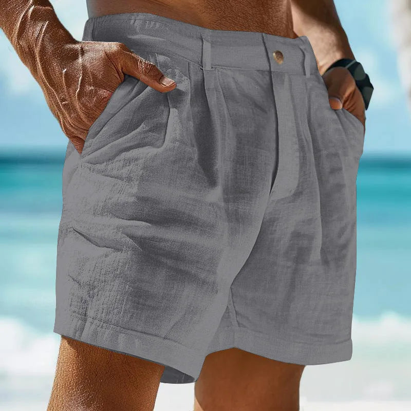 Men's Cotton Linen Shorts
