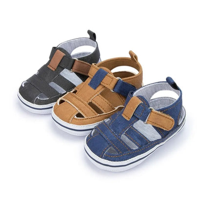 Baby Boys' Canvas Anti-Slip Sandals
