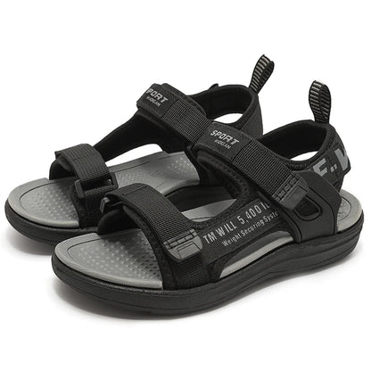 Youth Boys' Breathable Sport Sandals – Hook & Loop