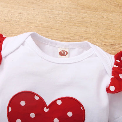 Baby Girls' 2-Piece Polka Dot Short Set