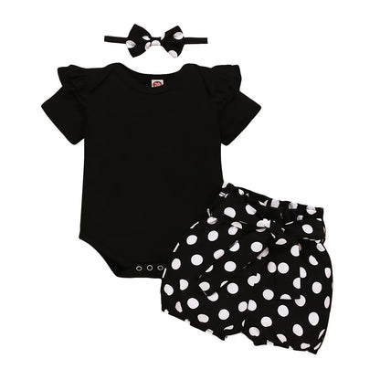 Baby Girls' 2-Piece Polka Dot Short Set