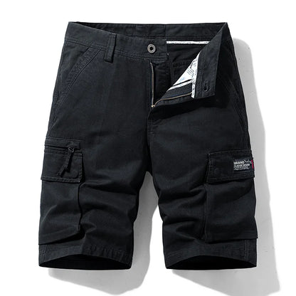 Men's Multi-Pocket Cotton Cargo Shorts | Quick-Dry Military Shorts in 13 Colors
