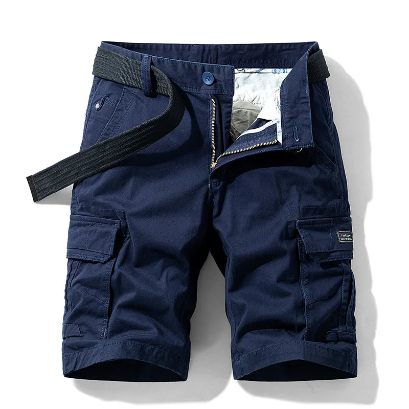 Men's Multi-Pocket Cotton Cargo Shorts | Quick-Dry Military Shorts in 13 Colors