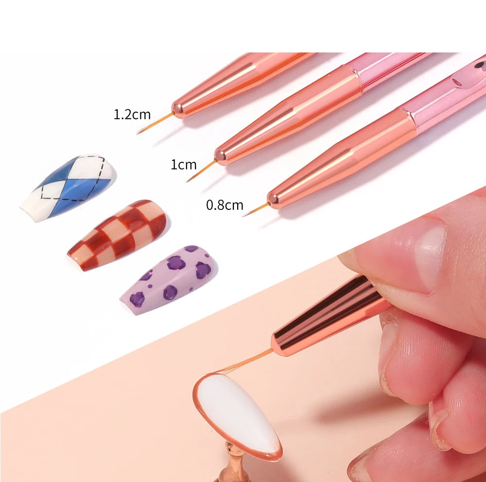 Nail Art Brush Remove Nail Dust Brush Acrylic UV Gel Polish Powder