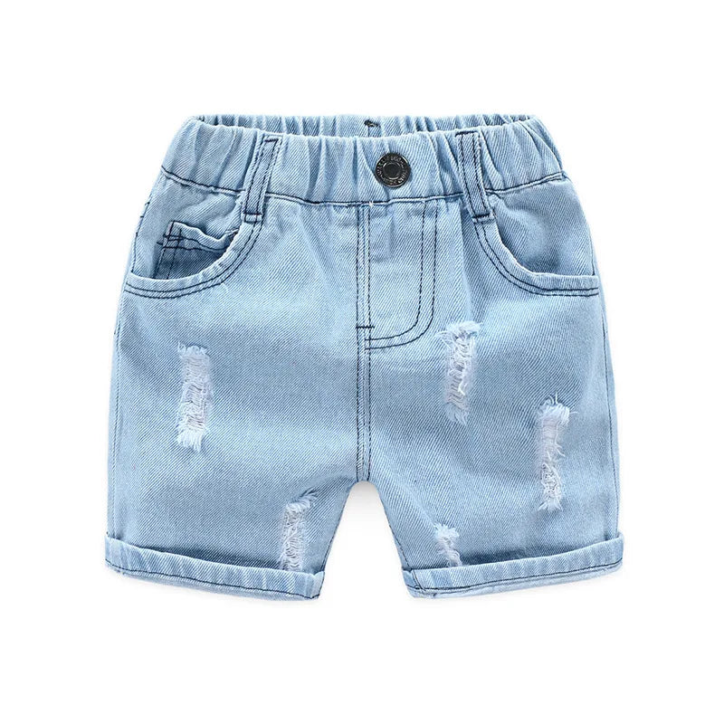 Geometric Print Cotton Shorts for Boys