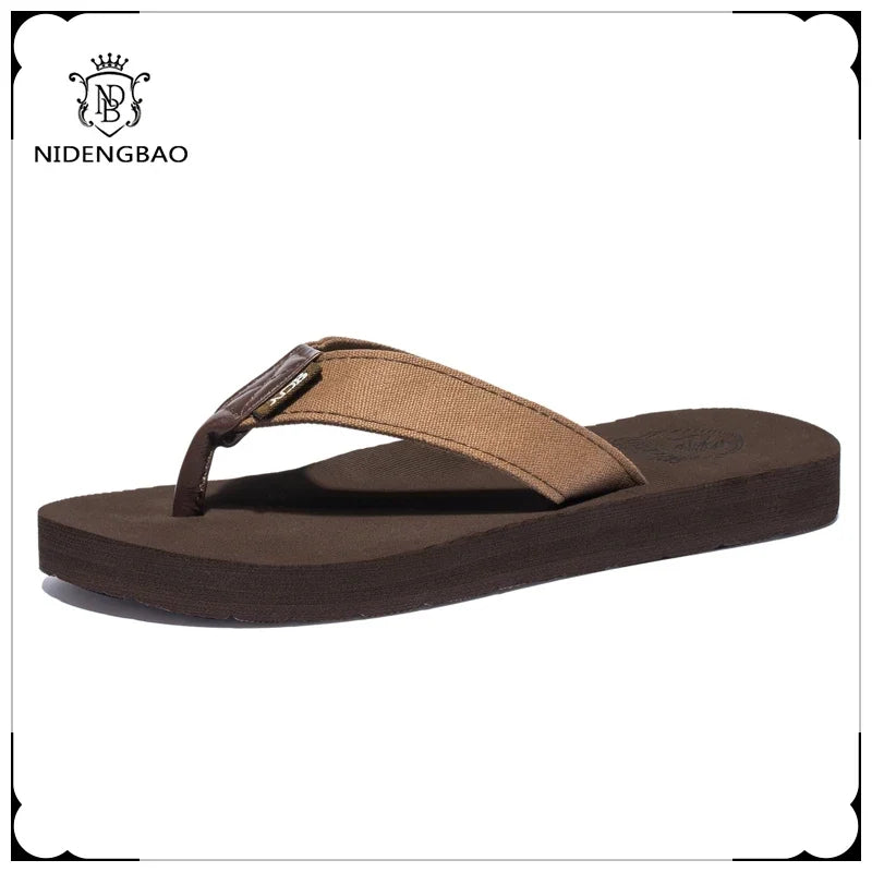 Men's Air Mesh Platform Flip Flop Sandals