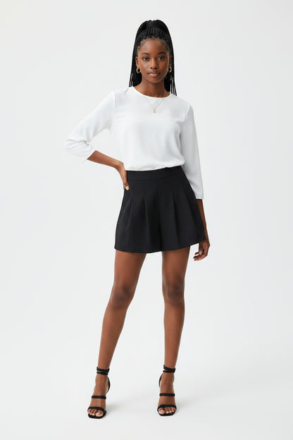 Youth Girls' High Waist Casual Shorts