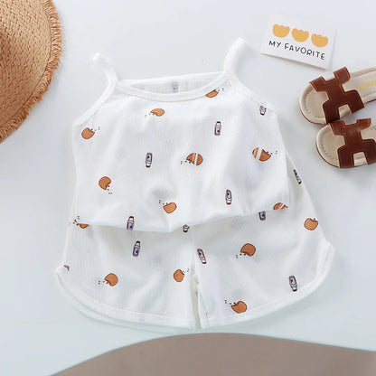 Girls 2-Piece Floral Short Set