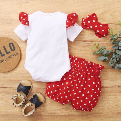 Baby Girls' 2-Piece Polka Dot Short Set
