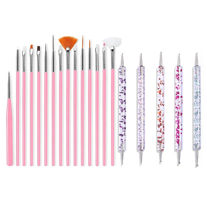 Nail Art Brush Remove Nail Dust Brush Acrylic UV Gel Polish Powder