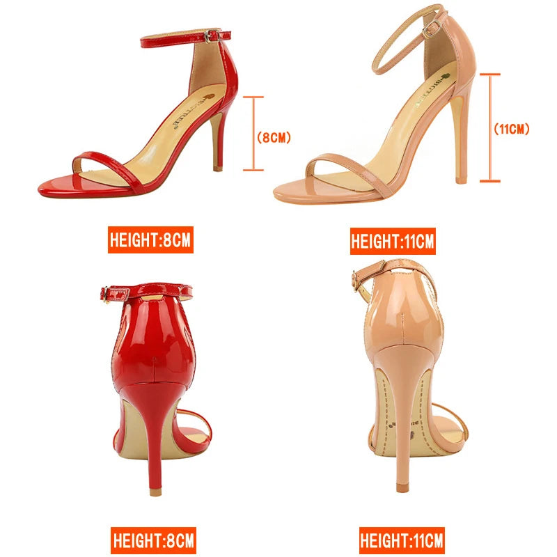 Stiletto Heeled Sandals