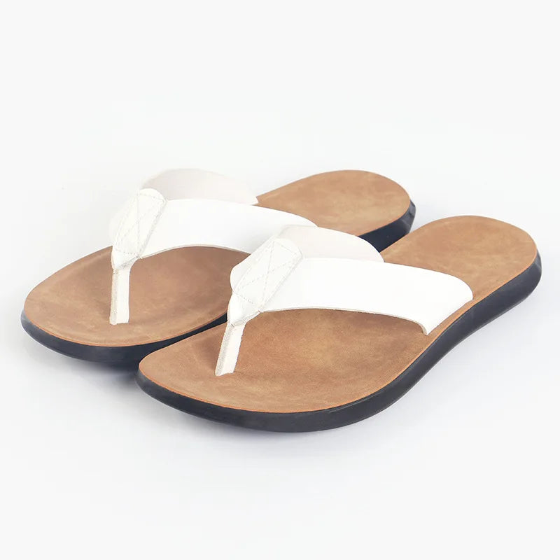 Men's PU Platform Roman Slide Sandals