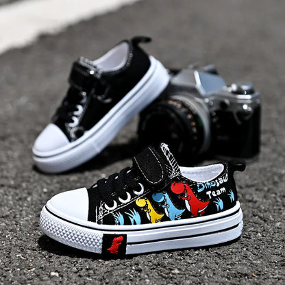 Boys' Dinosaur Print Sneakers