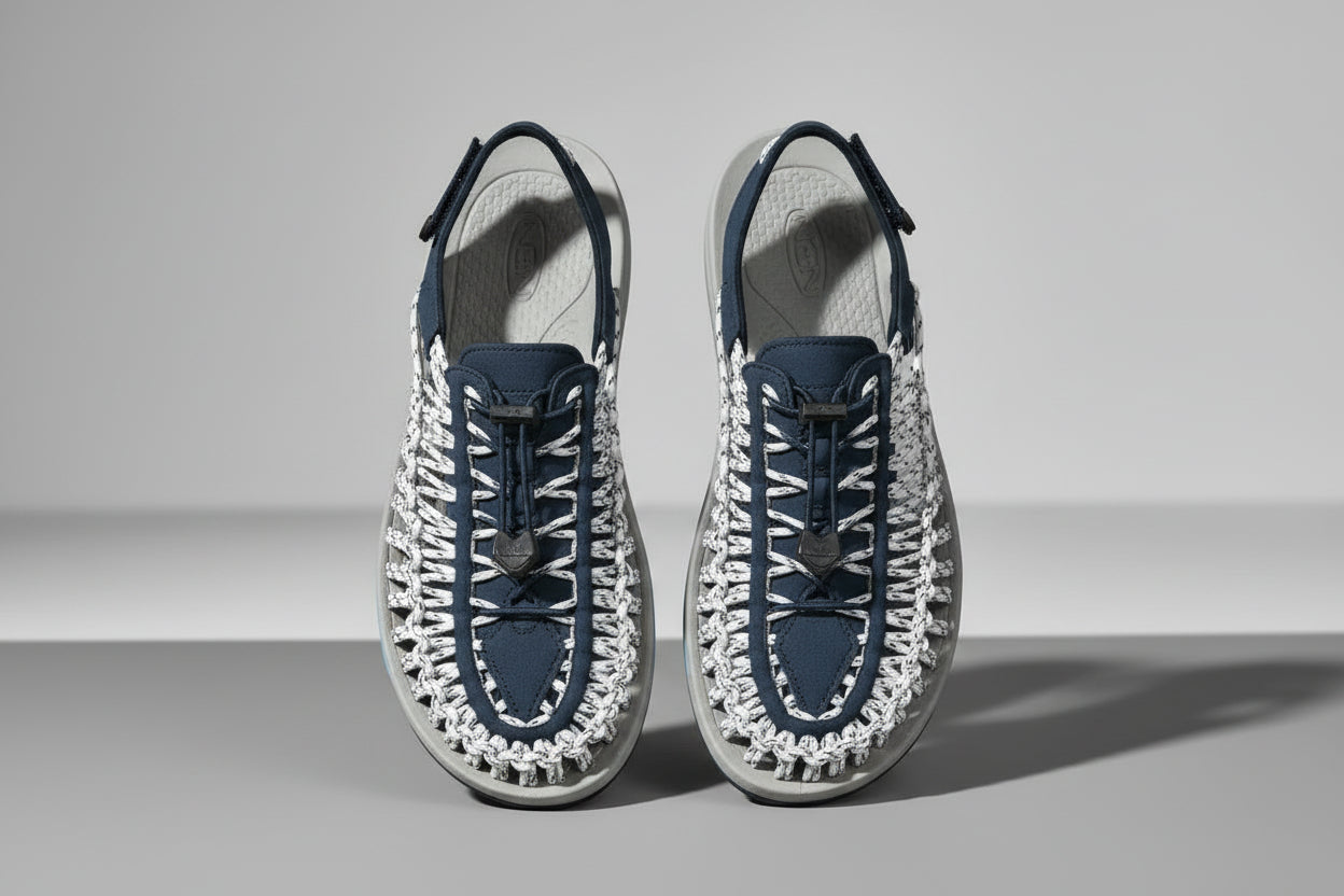 Woven Cross-Strap Beach Sandals