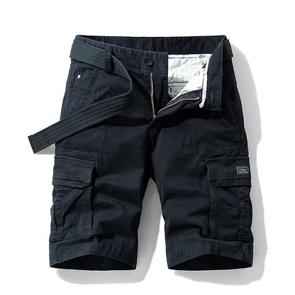 Men's Multi-Pocket Cotton Cargo Shorts | Quick-Dry Military Shorts in 13 Colors