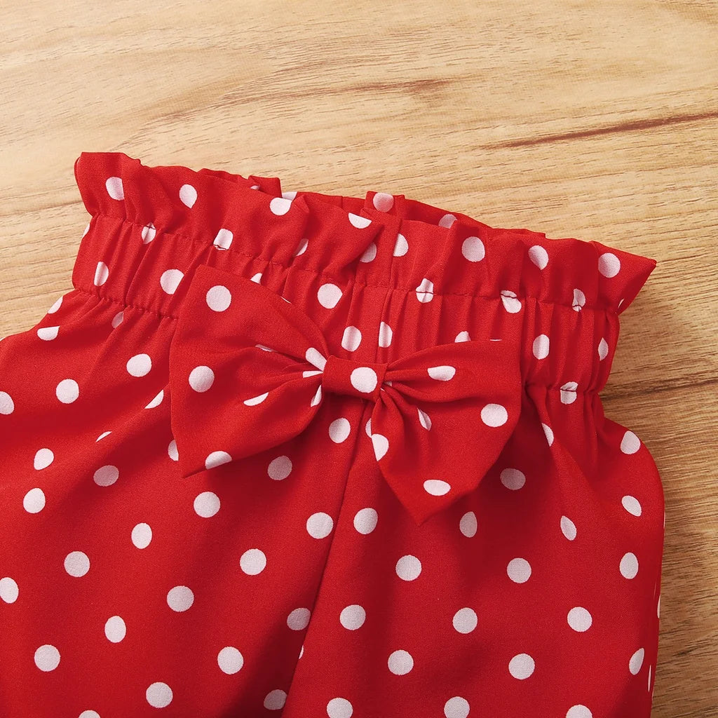 Baby Girls' 2-Piece Polka Dot Short Set