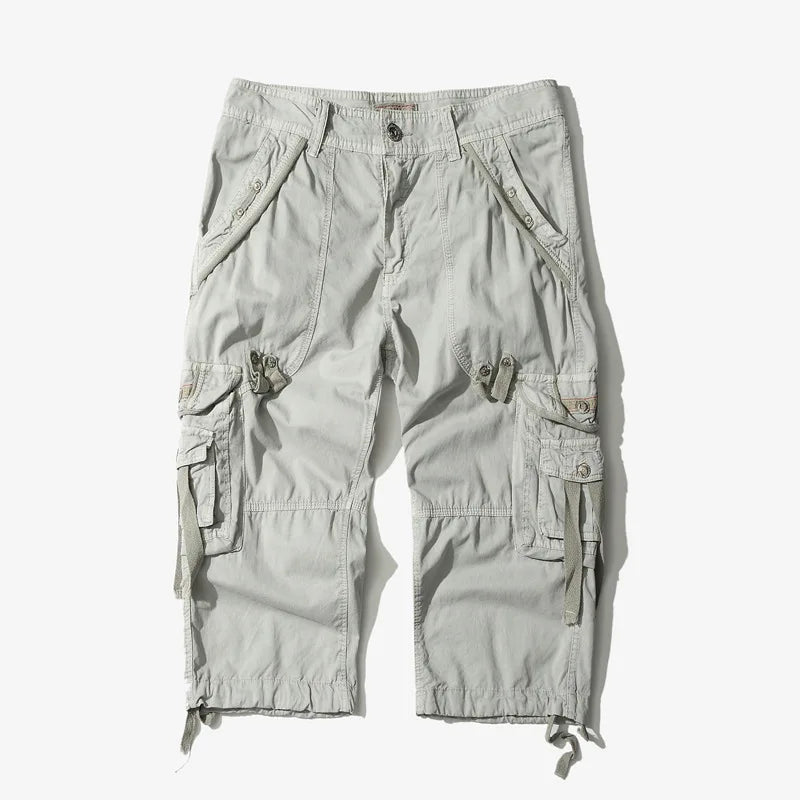 Youth Boys Knee-Length Cargo Shorts